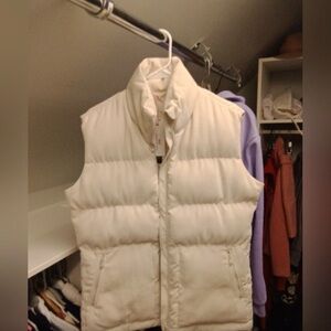 Vineyard Vines Off-White Quilted Vest